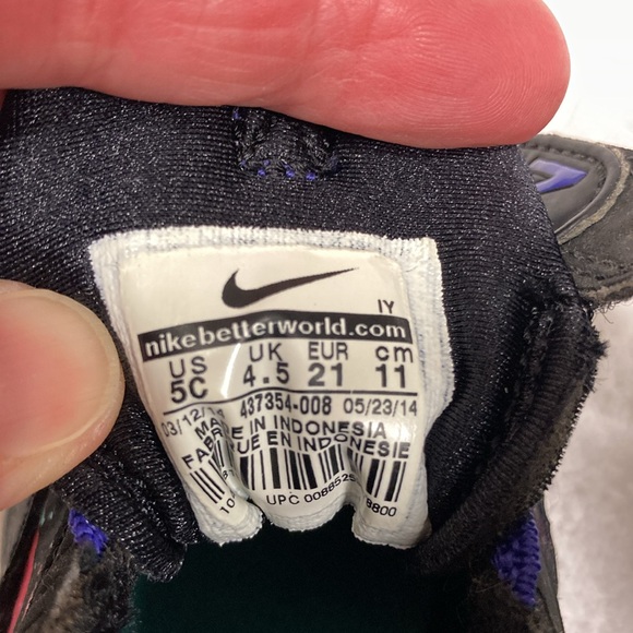 Nike air Griffey max 1 high tops black toddler 5 - Picture 5 of 7